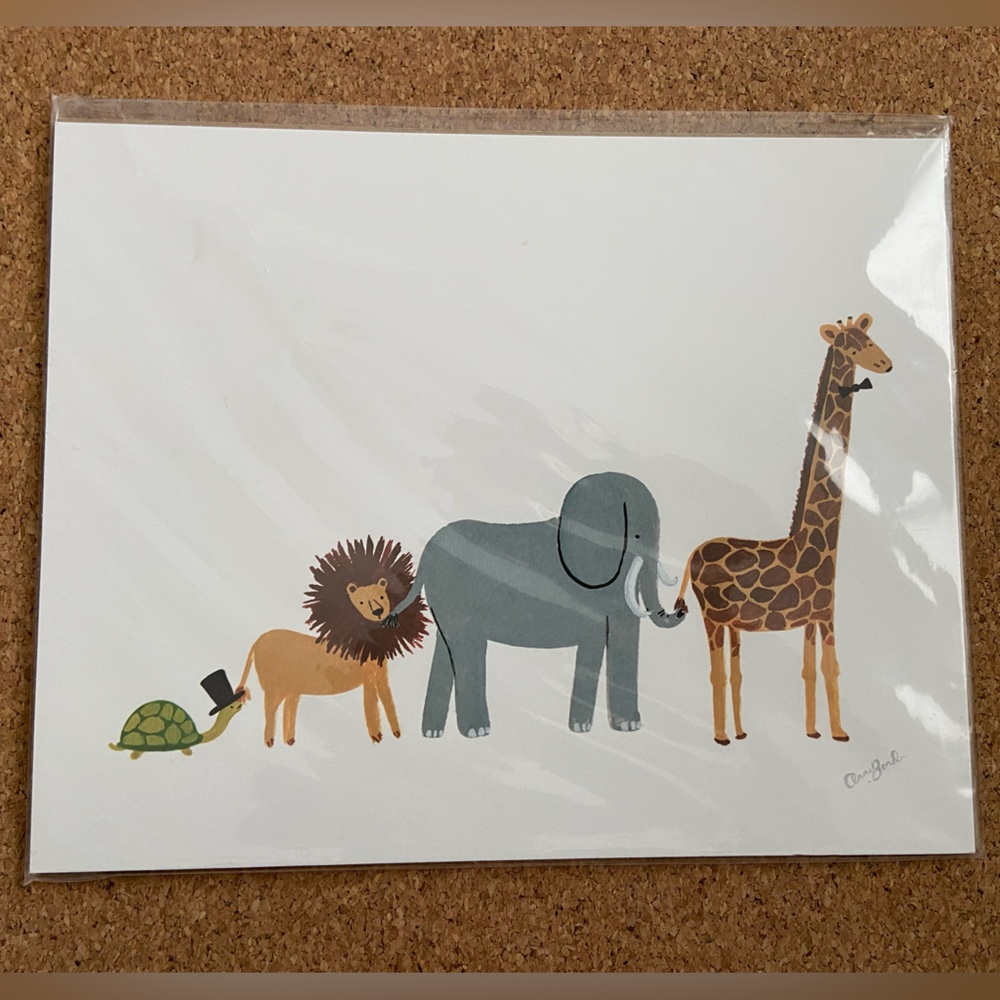 Colourful Animal Art Print